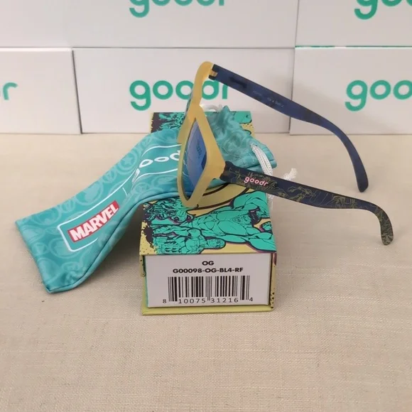 Goodr Marvel Sunglasses - Mjolnir... it's a soft j - Picture 2 of 3